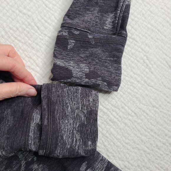 Lululemon 10 Warm Stabilizer 1/2 Zip Hoodie Rulu W3CTIS Incognito Camo HTR Women - Picture 10 of 16